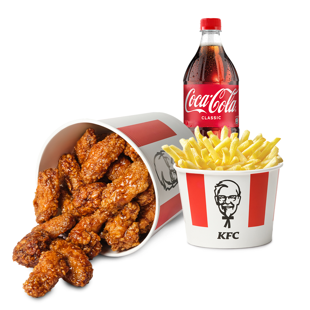 KFC Баскет 24 крыльев в соусе